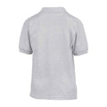 Sports Grey - Back - Gildan Childrens-Kids Plain Jersey Polo Shirt