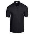 Black - Front - Gildan Childrens-Kids Plain Jersey Polo Shirt