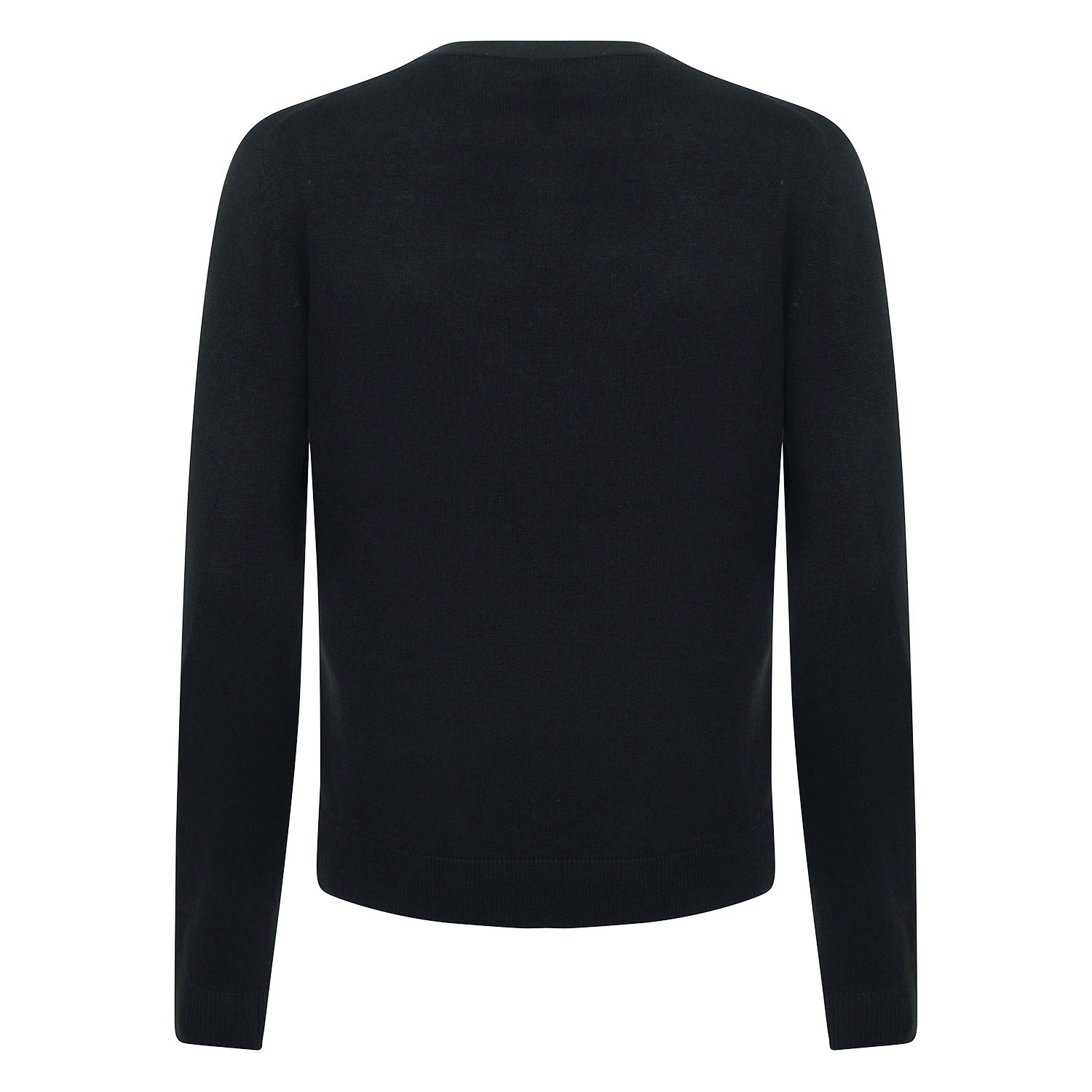 Navy - Back - Henbury Womens-Ladies Lightweight V Neck Cardigan