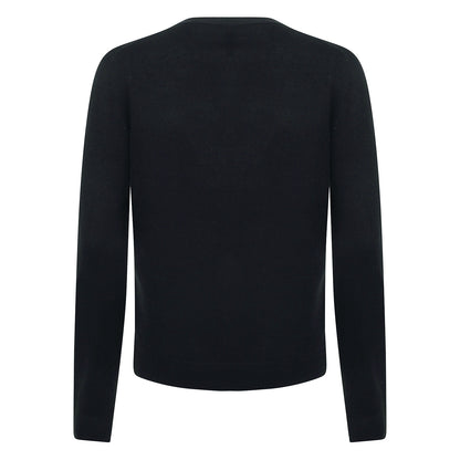 Navy - Back - Henbury Womens-Ladies Lightweight V Neck Cardigan