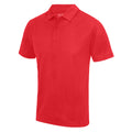Fire Red - Side - AWDis Cool Childrens-Kids Cool Polo Shirt