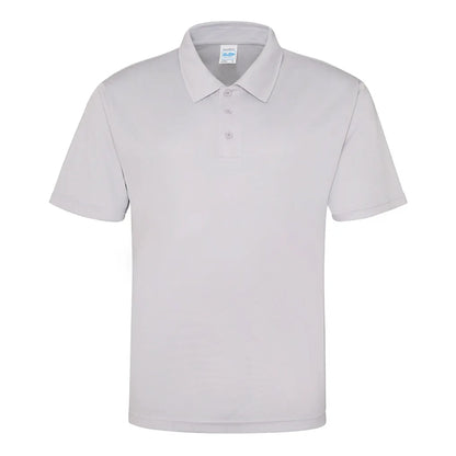 Heather Grey - Back - AWDis Cool Childrens-Kids Cool Polo Shirt