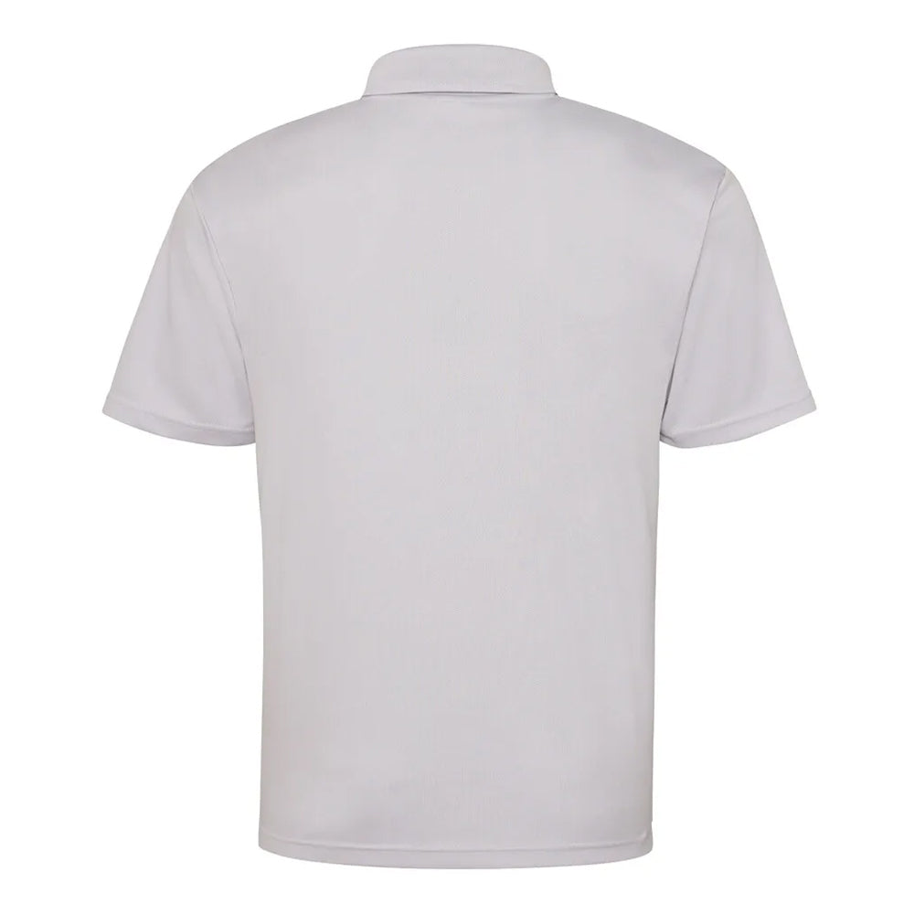 Heather Grey - Side - AWDis Cool Childrens-Kids Cool Polo Shirt