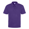 Purple - Front - AWDis Cool Childrens-Kids Cool Polo Shirt