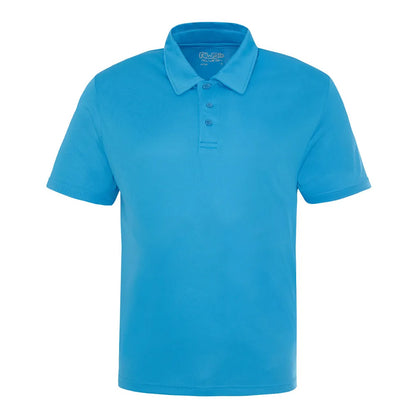 Sapphire Blue - Front - AWDis Cool Childrens-Kids Cool Polo Shirt