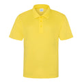 Sun Yellow - Front - AWDis Cool Childrens-Kids Cool Polo Shirt