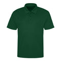 Bottle Green - Front - AWDis Cool Childrens-Kids Cool Polo Shirt