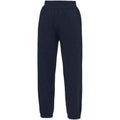New French Navy - Front - AWDis Cool Childrens-Kids Cuffed Jogging Bottoms