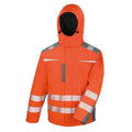 Fluorescent Orange - Front - Result Mens Safe-Guard Dynamic Softshell Hi-Vis Jacket
