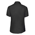 Black - Back - Russell Collection Womens-Ladies Ultimate Short-Sleeved Shirt