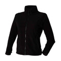 Black - Front - Henbury Womens-Ladies Microfleece Jacket