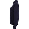 Oxford Navy - Side - Henbury Womens-Ladies Microfleece Jacket