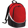 Red-Black-White - Front - Quadra Pro Team Backpack