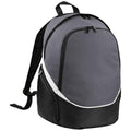 Graphite-Black-White - Front - Quadra Pro Team Backpack