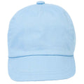 Pale Blue - Front - Larkwood Childrens-Kids Baseball Cap