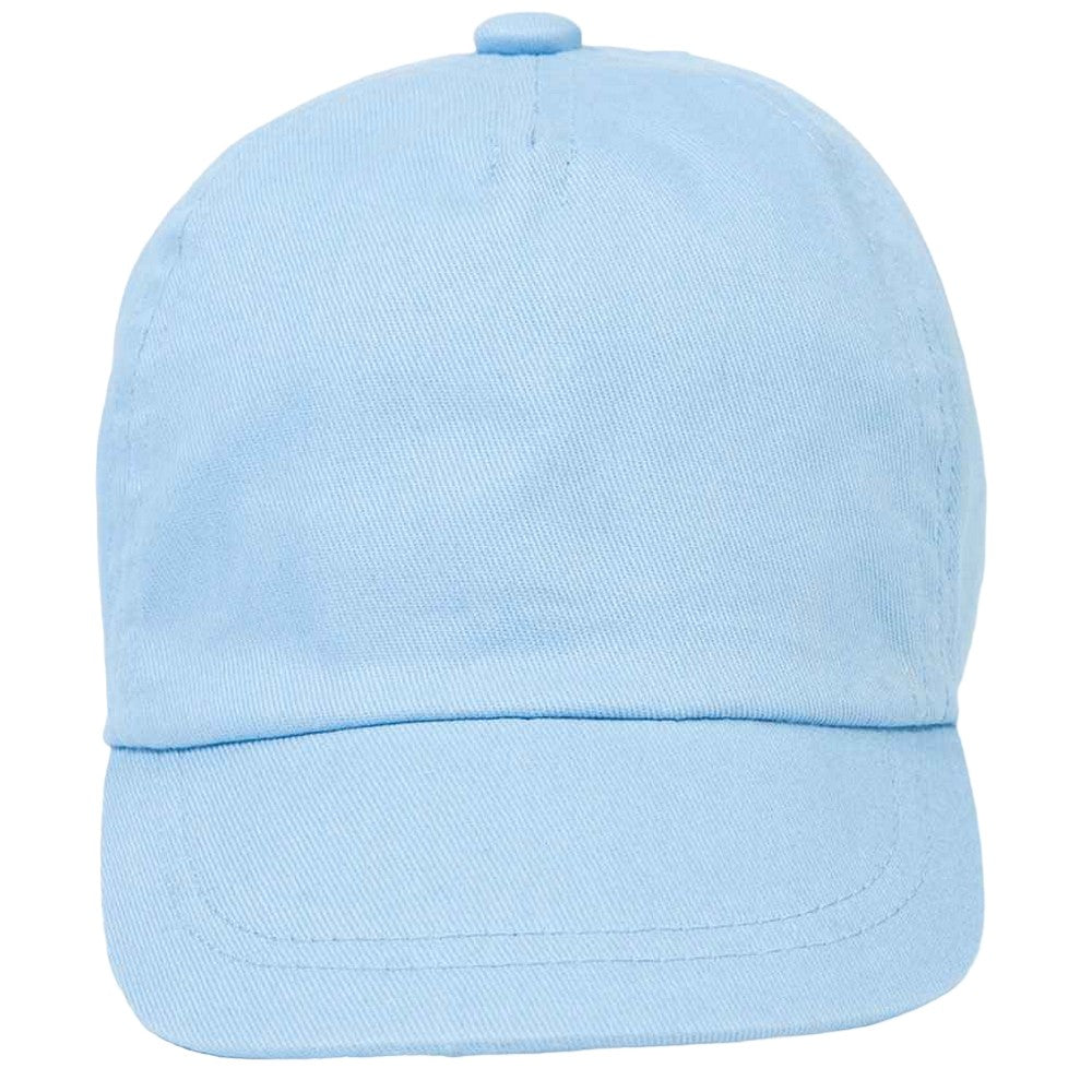 Pale Blue - Front - Larkwood Childrens-Kids Baseball Cap