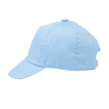 Pale Blue - Side - Larkwood Childrens-Kids Baseball Cap