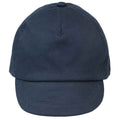 Navy - Front - Larkwood Childrens-Kids Baseball Cap