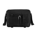 Black - Front - Bagbase Plain Messenger Bag