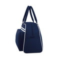 French Navy-White - Back - Bagbase Retro Bowling Bag