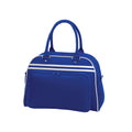 Royal Blue-White - Front - Bagbase Retro Bowling Bag