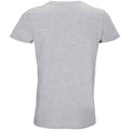 Grey - Back - SOLS Unisex Adult Crusader Marl Recycled T-Shirt