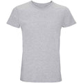Grey - Front - SOLS Unisex Adult Crusader Marl Recycled T-Shirt
