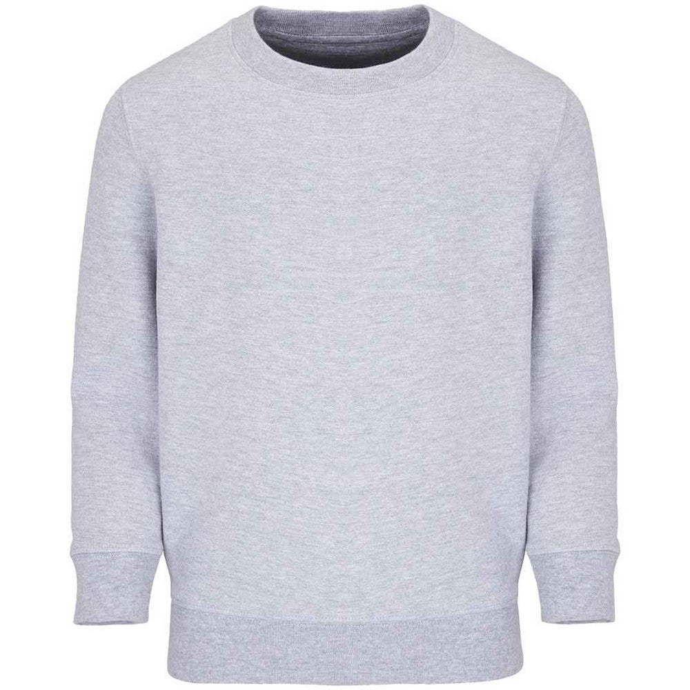 Grey - Front - SOLS Childrens-Kids Columbia Marl Sweatshirt