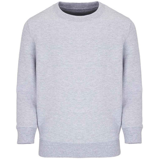 Grey - Front - SOLS Childrens-Kids Columbia Marl Sweatshirt
