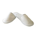 White - Front - Towel City Unisex Adult Waffle Slippers