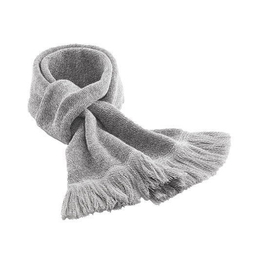 Grey - Front - Beechfield Classic Heather Scarf