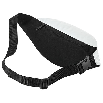 Silver - Back - Bagbase Reflective Waist Bag