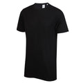 Black - Lifestyle - SF Men Mens Dipped Hem Longline T-Shirt