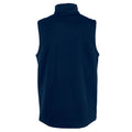 French Navy - Back - Russell Mens Smart Softshell Gilet