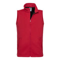 Classic Red - Front - Russell Mens Smart Softshell Gilet