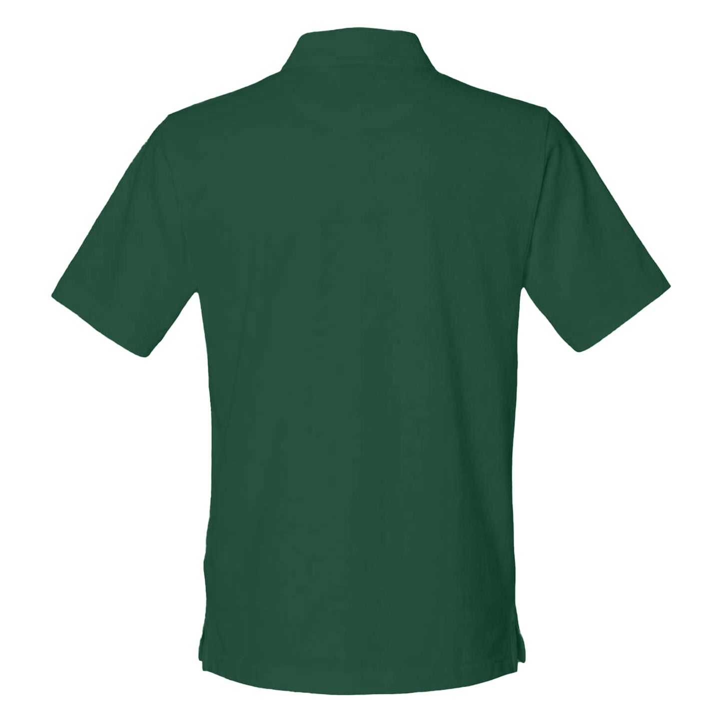 Bottle Green - Back - Henbury Mens Classic Cotton Pique Heavy Polo Shirt