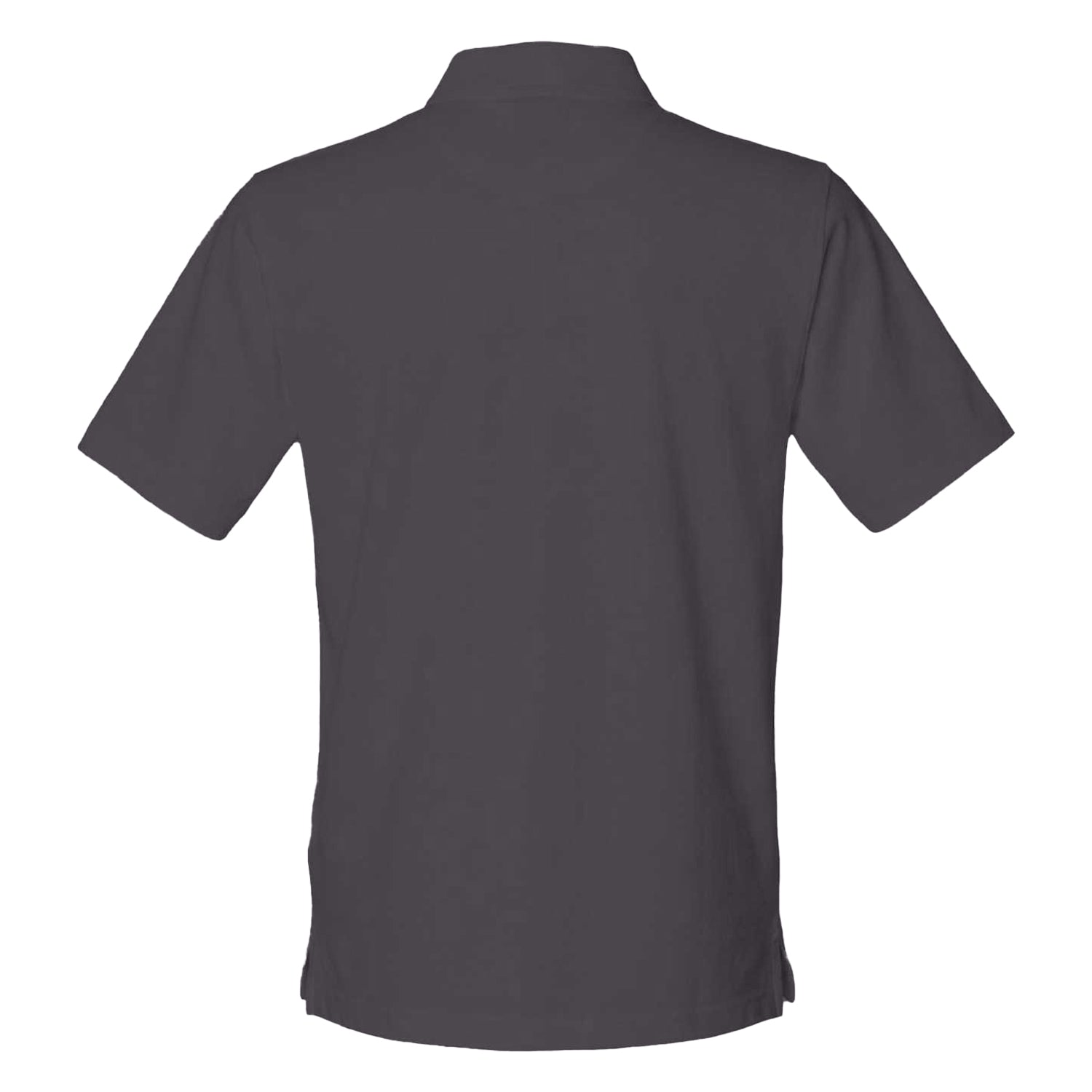 Charcoal - Back - Henbury Mens Classic Cotton Pique Heavy Polo Shirt