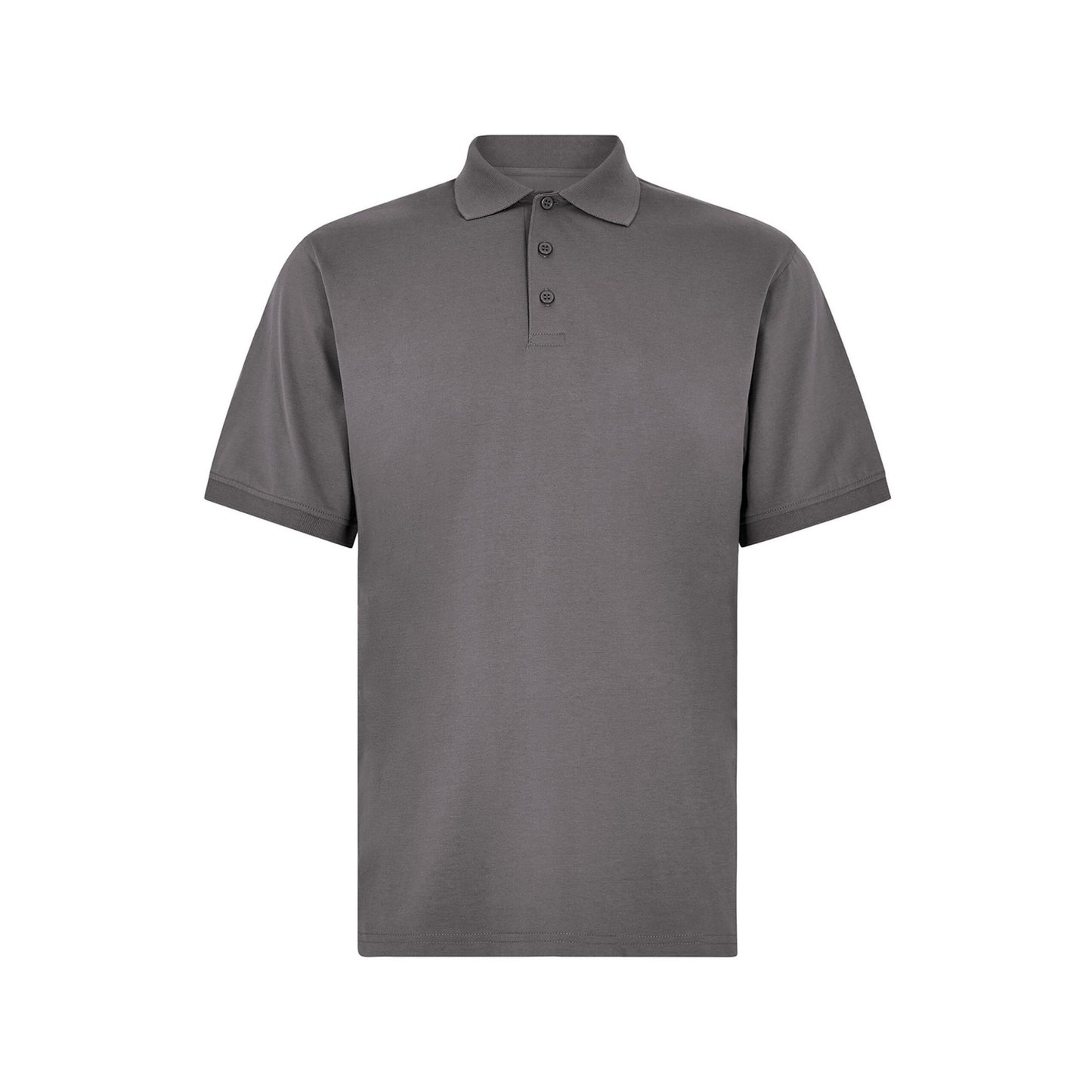 Charcoal - Front - Kustom Kit Mens Jersey Superwash 60C Regular Polo Shirt