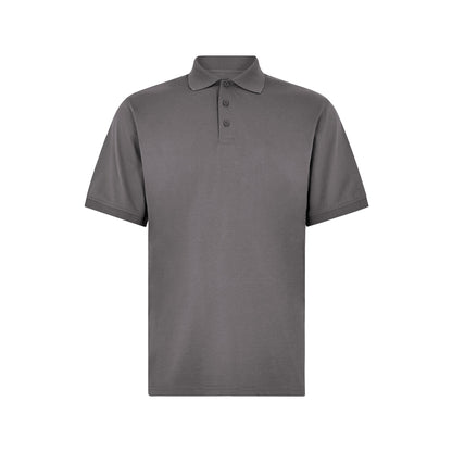 Charcoal - Front - Kustom Kit Mens Jersey Superwash 60C Regular Polo Shirt