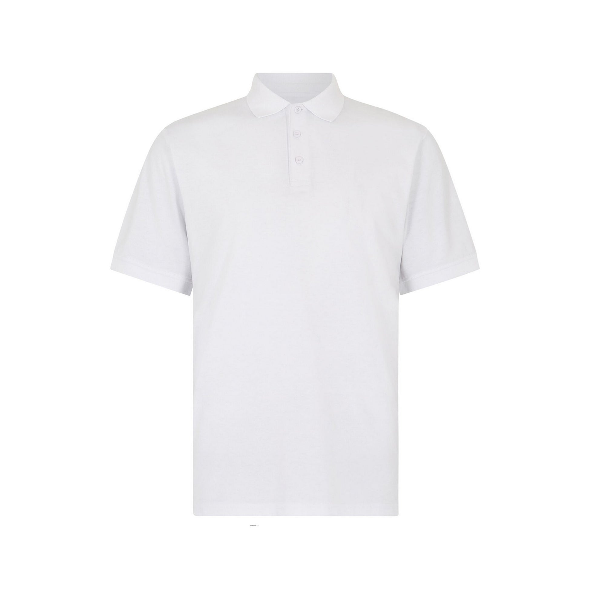 White - Front - Kustom Kit Mens Jersey Superwash 60C Regular Polo Shirt