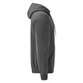 Dark Heather - Side - Fruit of the Loom Mens Classic Heather Hoodie