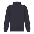 Navy - Back - Finden & Hales Childrens-Kids Quarter Zip Track Top