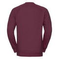 Burgundy - Back - Russell Mens Spotshield Raglan Sweatshirt