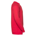 Classic Red - Side - Russell Mens Spotshield Raglan Sweatshirt