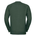 Bottle Green - Back - Russell Mens Spotshield Raglan Sweatshirt