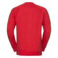 Bright Red - Back - Russell Mens Spotshield Raglan Sweatshirt