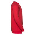 Bright Red - Side - Russell Mens Spotshield Raglan Sweatshirt