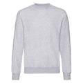 Heather Grey - Front - Fruit of the Loom Mens Lightweight Drop Shoulder Sweatshirt