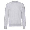 Heather Grey - Front - Fruit Of The Loom Mens Lightweight Drop Shoulder Sweatshirt