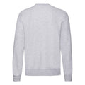 Heather Grey - Back - Fruit Of The Loom Mens Lightweight Drop Shoulder Sweatshirt